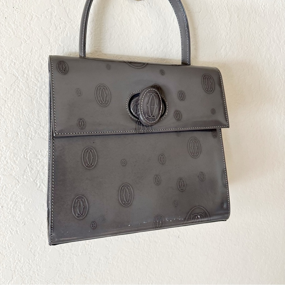 Authentic Cartier Happy Birthday handbag in monogram patent leather - Picture 3 of 10